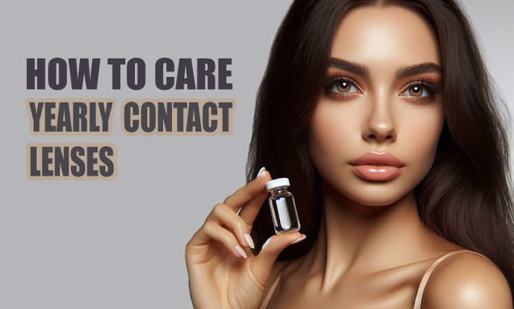 How to care yearly contact lenses