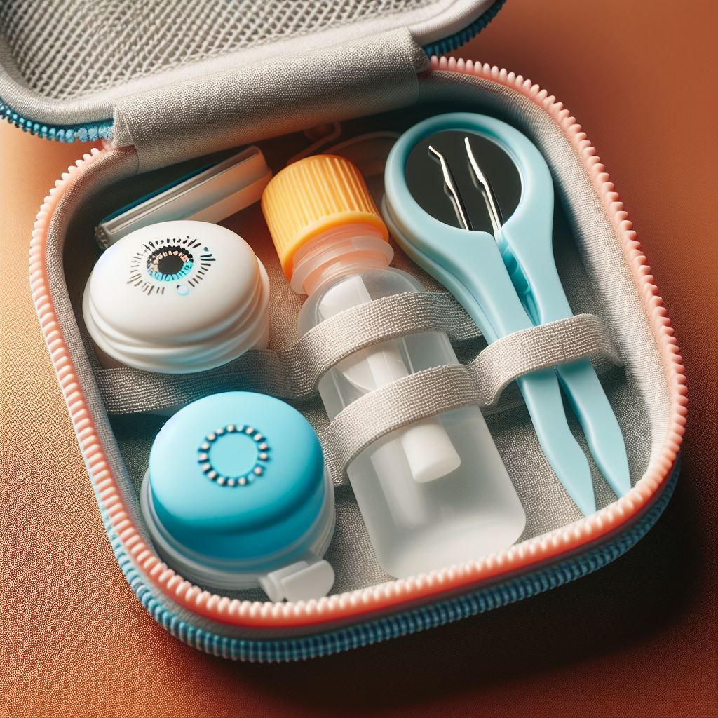 Use Travel kits for your contact lenses on plain