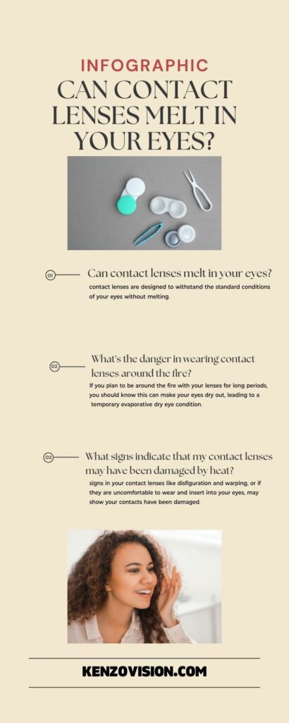 Can contact lenses melt in your eyes?